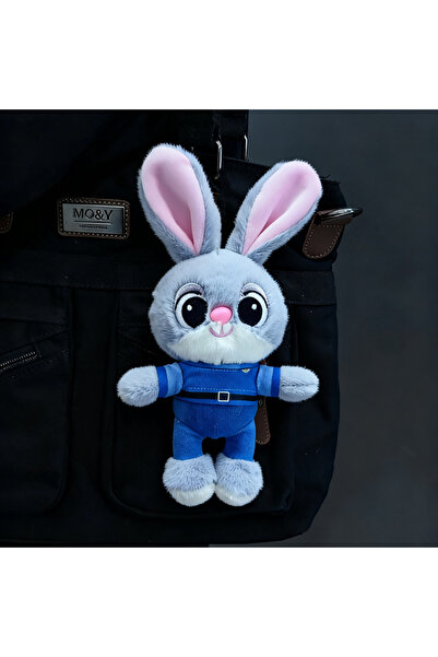 Choice قلادة دمية أرنب/ثعلب/أرنب/كسلان/فهد - سلسلة مفاتيح دمية قطيفة لطيفة