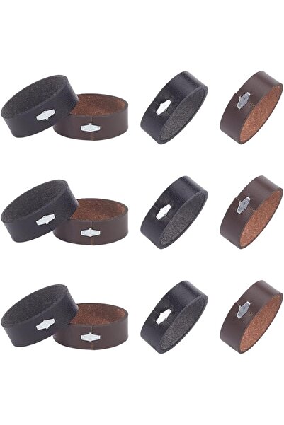 Choice AECH08-07673 12Pcs 2 Colors Cowhide Belt Loop Keeper Leather Watch Bel...