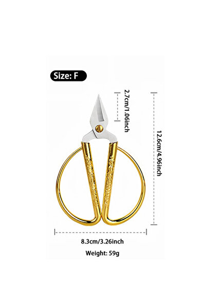 Choice5 F 1pcs handle stainless steel dragon and phoenix scissors, tailor diy...