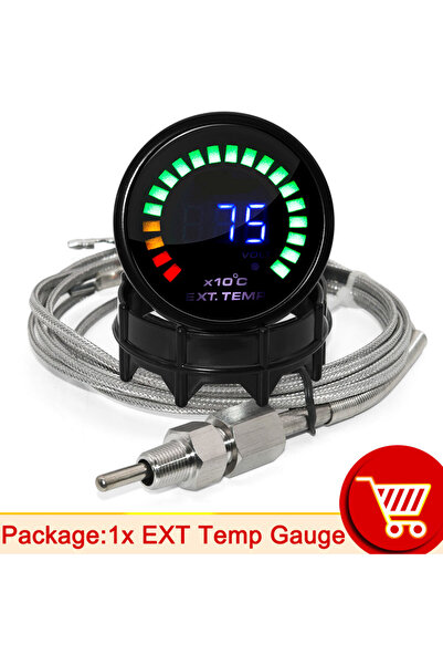 choice2 مقياس درجة الحرارة الخارجية AD 52MM، مقياس درجة حرارة الماء، شاشة عرض...