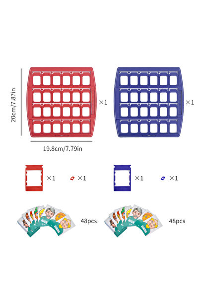 Choice لعبة لوحية "اختر من أنا" هي نشاط ممتع للتجمعات العائلية يجمع بين الألوان