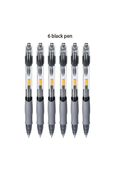 Choice 6 Black pen 13/30 PCS Retractable Gel Pens Set Black/Blue/Red Pens 0.5...