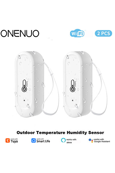 Choice قطعتان أو نصف قطعة، مستشعر درجة الحرارة والرطوبة الخارجي الجديد المقاو...