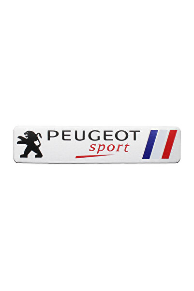 Peugeot قطعة واحدة من ملصقات السيارات ثلاثية الأبعاد المصنوعة من الألومنيوم، ...