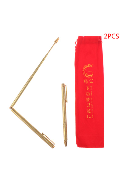 Choice قطعتان من قضبان الكشف عن المياه عالية الدقة مطلية بالذهب، مزودة بهوائي...