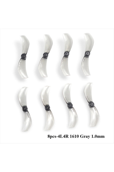 Choice 4 أزواج من مراوح الطائرات بدون طيار من نوع Gemfan 1610 الجديدة، رمادية...