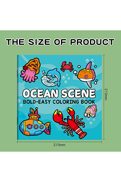 Choice كتاب أوشن 1، كتاب تلوين ممتع من 24 صفحة، عالم الحيوانات، وقت الفتيات، ...