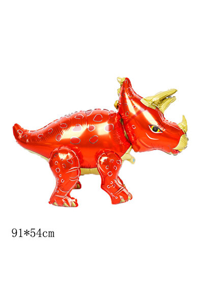 Choice بالون ثلاثي الأبعاد مقاس 10 بوصات بتصميم ديناصور، مصنوع من رقائق معدني...