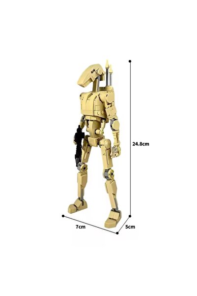 Choice بدون علبة أصلية، 367 قطعة، MOC-168210، حرب الفضاء B1، مكعبات بناء روبو...