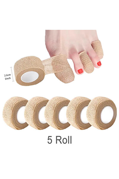 Choice 5PC-Skin 1/5/10 Rolls Of Finger And Toe Protection Bandages, Self-Adhe...