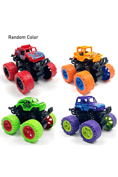 Choice 4pcs 4pcs Friction-Powered Monster Trucks for Youngsters 3+ | Push & G...