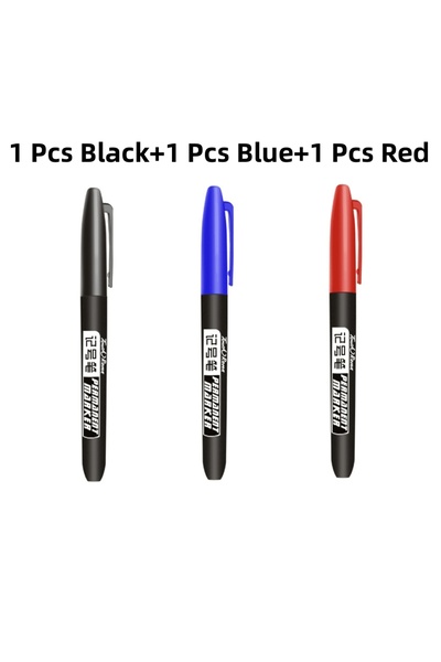 Choice 3 Pcs Mix Color Set 3/6Pcs/Set Permanent Marker Pen Fine Point Waterpr...