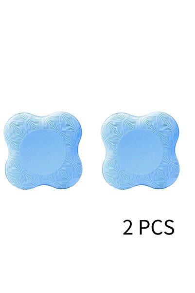 Choice وسادة واقية للركبة لليوجا مصنوعة من مادة TPE زرقاء سميكة مضادة للانزلا...