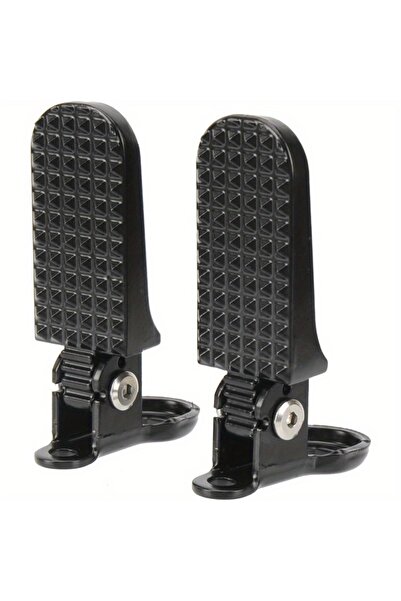 Choice A pair black Electric vehicle footrest,bicycle rear seat modification,...