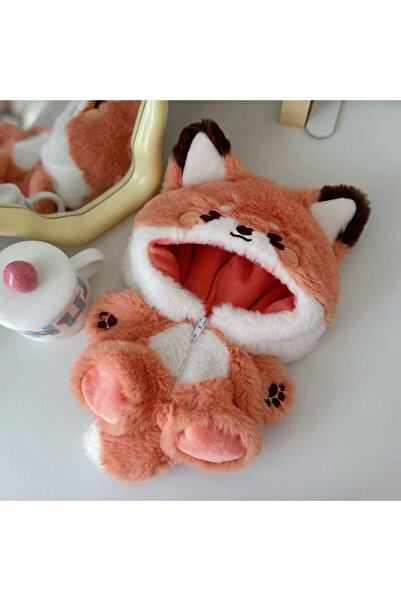 Choice ملابس دمية فوكس القطيفة مقاس 20 سم، طقم ملابس على شكل حيوان، زي ثعلب و...