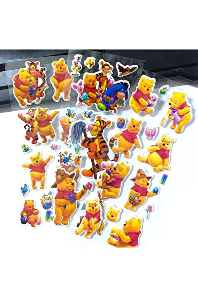 Choice مجموعة متنوعة من 6 قطع أو 12 قطعة من ملصقات ويني ذا بوه ثلاثية الأبعاد...