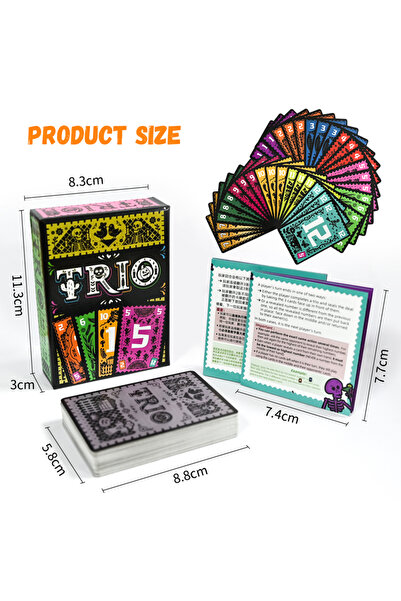 Choice لعبة لوحية استراتيجية من نوع TRIO لعام 2025، لعبة بطاقات عائلية ممتعة ...