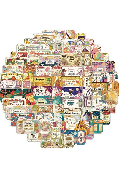 Choice ٥٠ قطعة من ملصقات تذاكر الأحلام الرائعة، مناسبة لأجهزة الكمبيوتر المحم...
