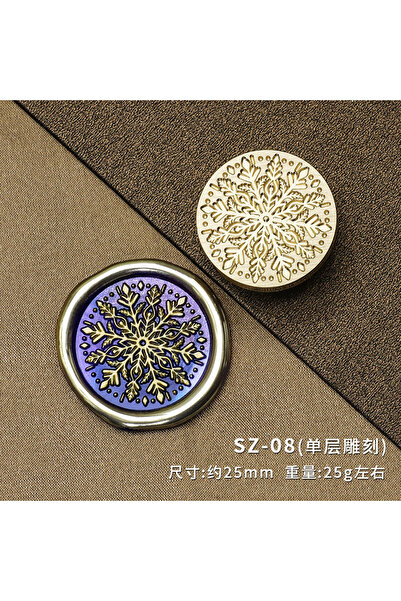 Choice6 ختم شمعي عتيق الطراز SZ 08 على شكل دب وأرنب، رأس ختم شمعي لسجل القصاص...