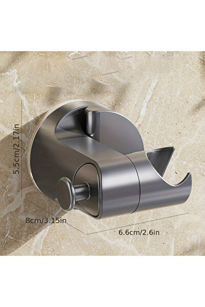 Choice Gun color Easy to install shower head bracket without drilling, with a...