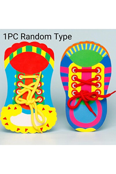 Choice لعبة ربط أربطة الأحذية للأطفال (قطعة واحدة، نوع عشوائي) - تعلم ربط أرب...