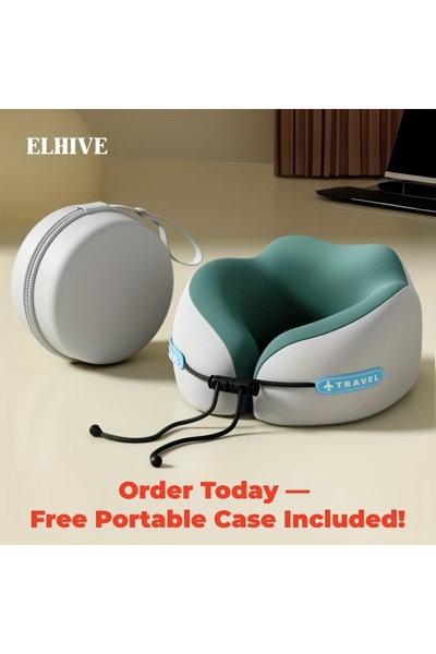 Choice3 وسائد رقبة خضراء على شكل حرف U مصنوعة من إسفنج الذاكرة، وسادة سفر ناع...