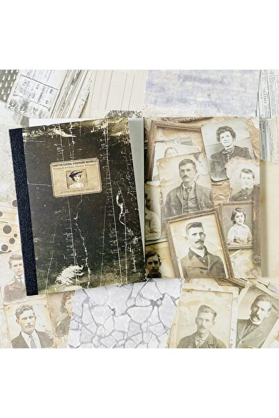 Choice E 100sheets Vintage Scrapbook Paper Set DIY Scrapbooking Collage Junk ...