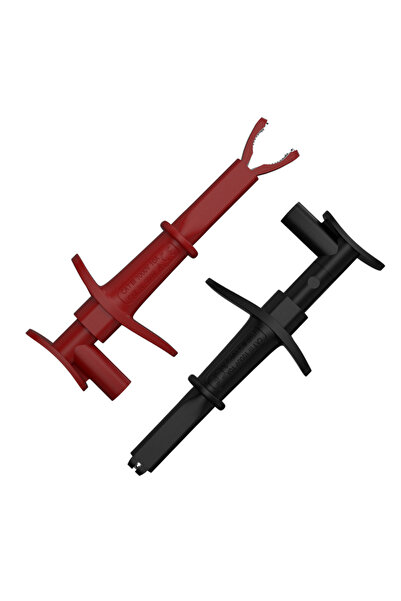 Choice1 خطاف اختبار بمشبك تمساح أحمر وأسود، اختبار سريع، احترافي، معزول، 4 مم...