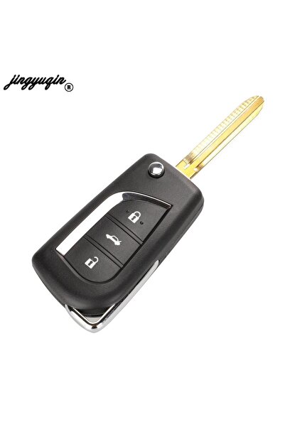 Choice5 غطاء مفتاح السيارة عن بعد بثلاثة أزرار TOY43 jingyuqin 2/3، قابل للطي...