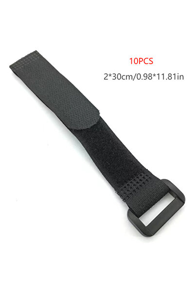 Choice 10 قطع من أربطة الكابلات المصنوعة من النايلون، بطول 300 مم، قابلة لإعا...