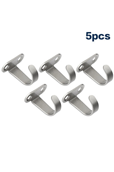 Choice A 5Pcs Stainless Steel Screw Mounted Ceiling Hooks, Under-Shelf Towel,...