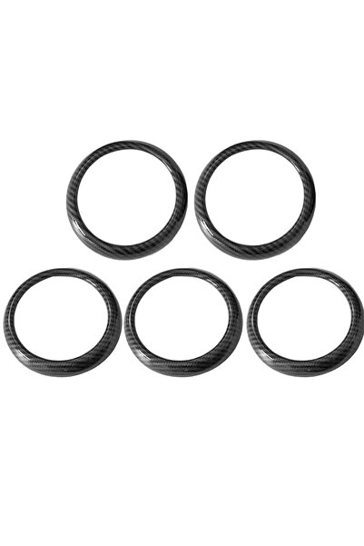 choice2 A Class 2013-2018 Carbon style Black 5PCS/set Air Conditioner Vent Ou...