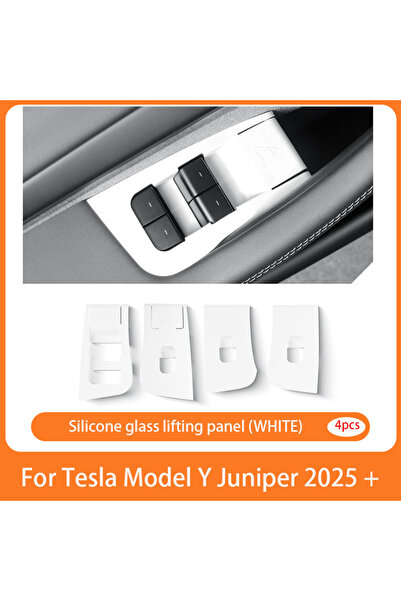Choice لوحة رفع زجاج السيارة البيضاء لسيارة تسلا موديل Y Launch/Juniper 2025،...