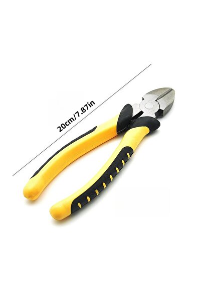 Choice كماشة قطرية 8 بوصات، كماشة قطع أسلاك صناعية 8 بوصات - عالية الصلابة، ذ...