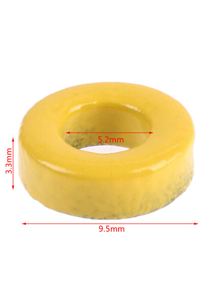 Choice 5 قطع T50-2 ساخنة، 5 قطع T37-6، T37-2، T50-2، قلوب مسحوق الحديد 9.5*5....