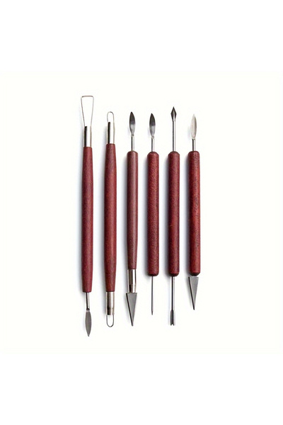 Choice مجموعة أدوات نحت الطين (6 قطع)، أداة نحت الطين، أداة نحت السيراميك، بم...