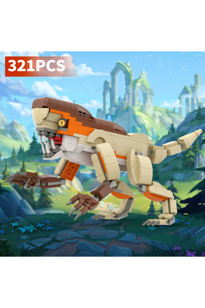 choice2 مجموعة مكعبات بناء ديناصورات عملاقة مكونة من 321 قطعة - إندومينوس ريك...