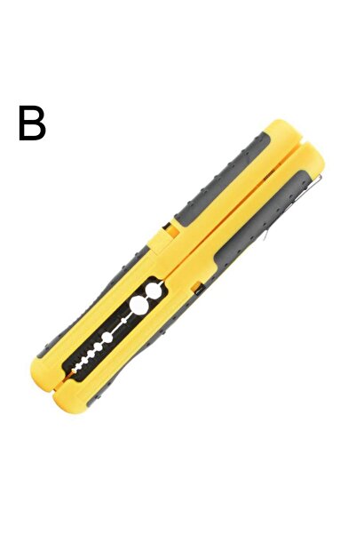 Choice1 أداة تجريد تروس متعددة الوظائف باللون الأصفر، أداة تجريد كابلات محوري...