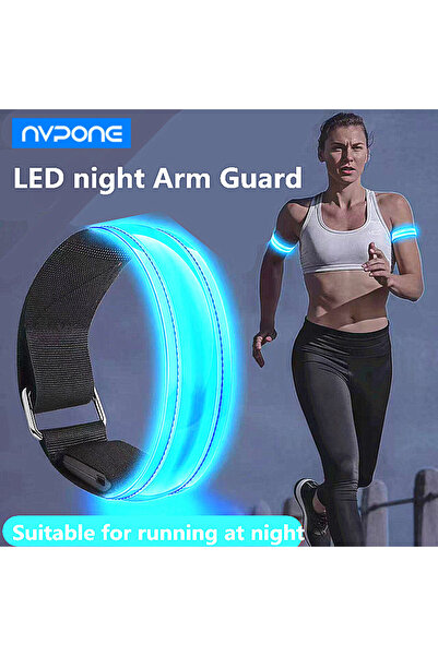 Choice WHITE LED luminous Arm Guard to batteries luminous arm strap wristband...
