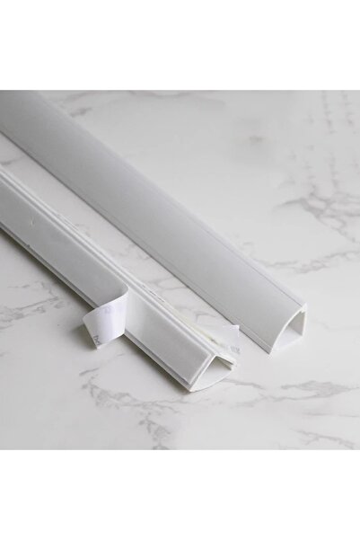 choice2 غطاء تنظيم أسلاك التلفزيون، أبيض، 18×15 مم، طول 1 متر، قطعة واحدة، نص...