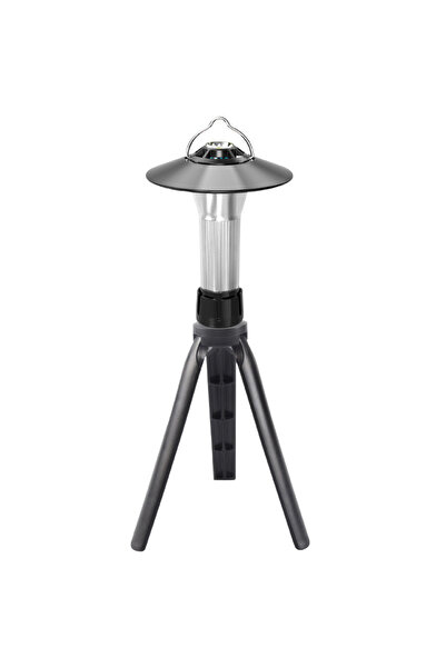 Choice مصباح تخييم 2 في 1 قابل للطي والحمل، حامل مصباح تخييم وحامل فانوس ورف ...