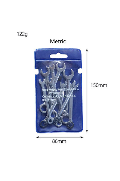 Choice مجموعة مفاتيح ربط صغيرة مترية زرقاء مكونة من 10 قطع، أداة يدوية، مفتاح...