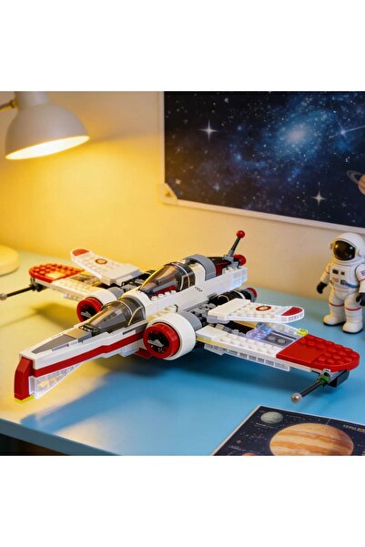 Choice مجموعة مكعبات بناء طائرة قتالية فضائية 75402، متوافقة مع ليجو.