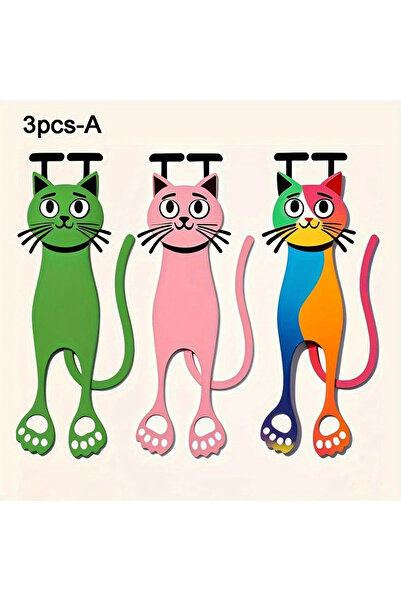 Choice 3 قطع - 3 قطع من فواصل الكتب الإبداعية المجوفة المصنوعة من الأكريليك ع...