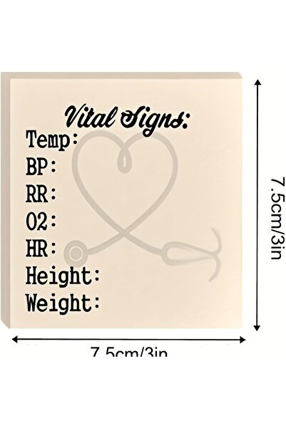 Choice 1 pc 1/2/4pcs Nurse Sticky Notes - Daily Monitoring Notebook，Patient H...