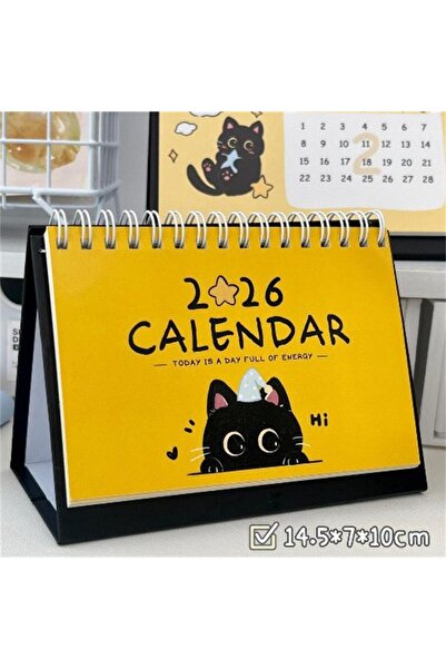 Choice Yellow 2026 Year Of The Horse Mini Calendars Creative Desk Portable Tr...