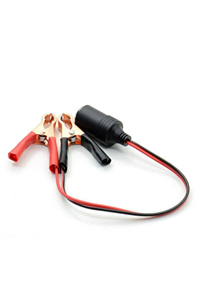 Choice 1pcs Pure Copper High Power Car Battery Clip to Cigarette Lighter Fema...