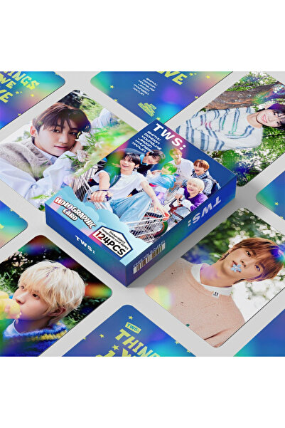 Choice مجموعة بطاقات فلاش ليزرية عشوائية الغلاف مكونة من 124 قطعة لفرقة فتيان...