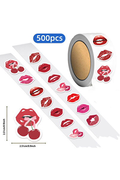 Choice 500PCS 500PCS Creative Red Cute Lips Creative Graffiti Stickers DIY Lu...