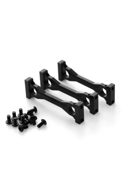 Choice Black 3pcs Metal Middle Chassis Mount for Tamiya 1/14 RC Truck Tractor...